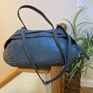 Vegan Leather Bag Gray NWOT